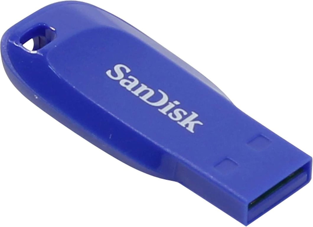 SanDisk Cruzer Blade 64 GB lecteur USB flash 64 Go USB Type-A 2.0 Bleu - Neuf