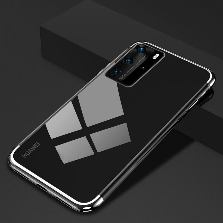 Coque Silicone Bord pour HUAWEI P50 Pro+ PLUS Bumper Fine Transparente