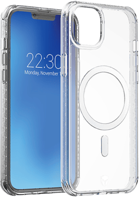 Force Case Funda para iPhone 14 Plus Reforzada AIR MagSafe Compatible Transparente