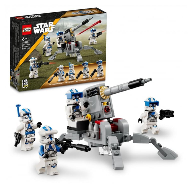Lego Star Wars Pack De Combat Des Clone Troopers De La 501ème Légion 75345 Lego Le Jeu - vue 5