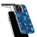 Coque en silicone - Compatible pour Google Pixel 8 - design corail bleu