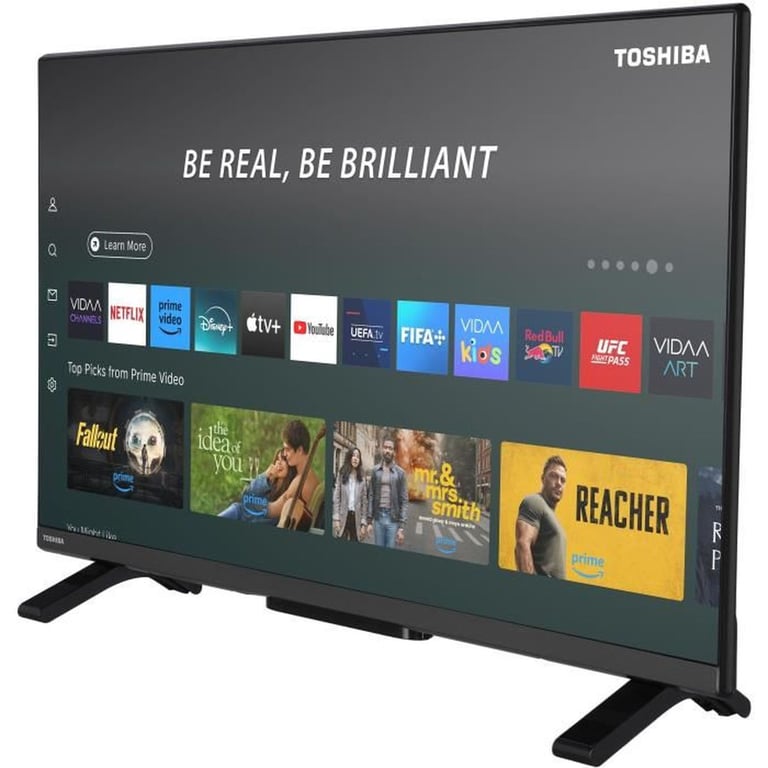 TOSHIBA 32WV2563DG TV LED 32 80 cm HD 1366x768 Smart TV 2xHDMI WiFi - vue 4