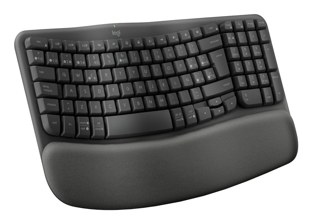 Logitech 920 012331 clavier Bureau RF sans fil + Bluetooth QWERTY Espagnole Neuf - vue 2
