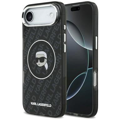 Karl Lagerfeld IML Karl Head Logo Custodia MagSafe per iPhone Air nera