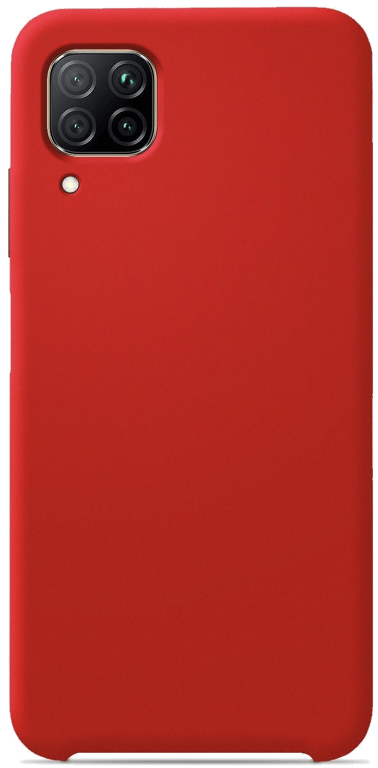 Coque silicone unie compatible Soft Touch Rouge Huawei P40 Lite