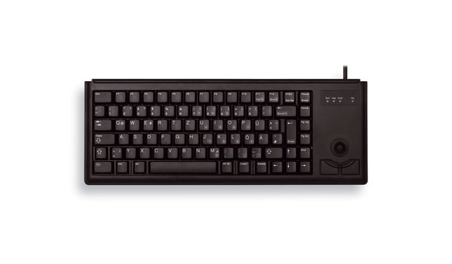 CHERRY G84-4400 teclado Universal USB AZERTY Francés Negro