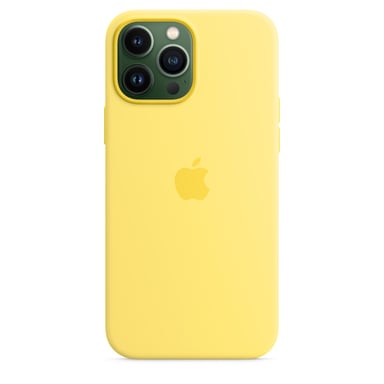 Apple Funda de silicona con MagSafe para el iPhone 13 Pro Max - Ralladura de limón