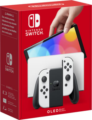 Switch (OLED) - Console de jeux portables 17,8 cm (7'') 64 Go Écran tactile Wifi, Blanc