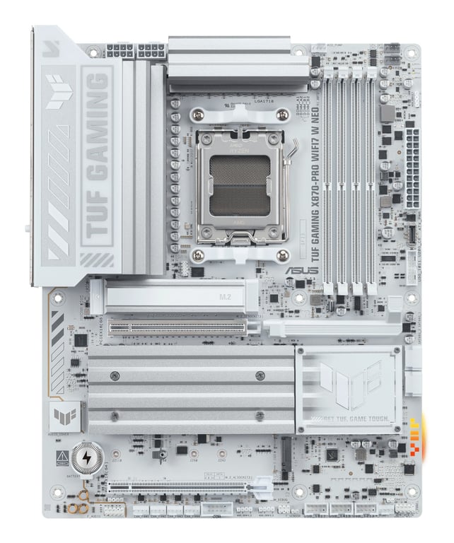 ASUS TUF GAMING X870 PRO WIFI7 W NEO AMD X870 Emplacement AM5 ATX - vue 4