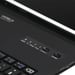 Coque de Protection Folio avec Clavier Bluetooth français iPad 10.2'', Housse Clavier AZERTY pour iPad 9/8/7ème Gén, Noir