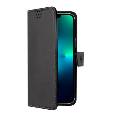 Celly Wallymag funda para teléfono móvil 15,5 cm (6.1'') Funda cartera Negro