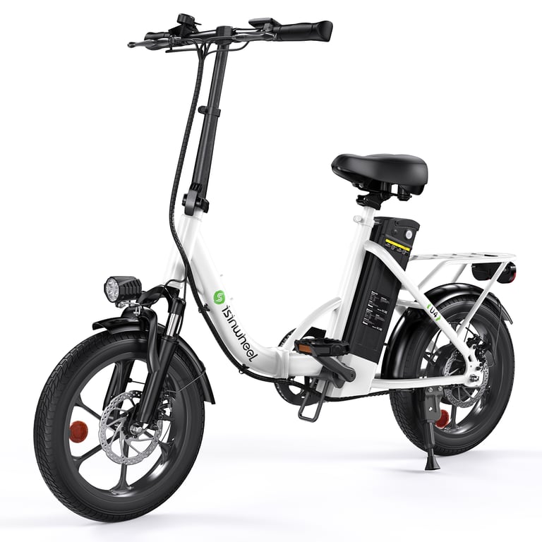 Vélo électrique isinwheel U4 pour adultes batterie 36 V 10 4 Ah vélo de banlieue 16 pouces pour adultes et adolescents Neuf - vue 6
