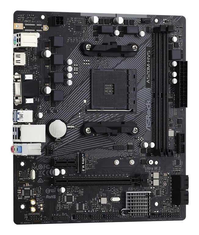 ASRock A520M HVS - vue 3