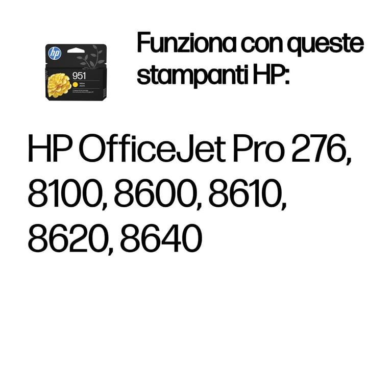 HP 951 9 ml jaune original Officejet cartouche d'encre - vue 4