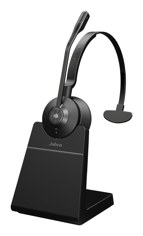Jabra Engage 55 SE Mono Headset MS Link DECT Adaptateur USB A Engage 55 SE Deskstand 1 2 USB C sur câble USB A Tragetasche Garantie und Warnung Sicherheitsbroschüren - vue 10