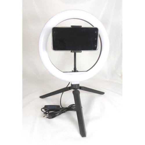 Anneau LED Selfie avec support smartphone et mini-trépied