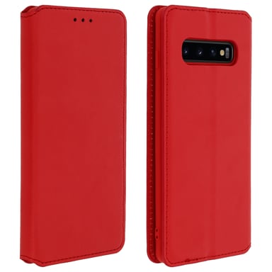 Funda Cartera y Función soporte – Roja para Samsung Galaxy S10