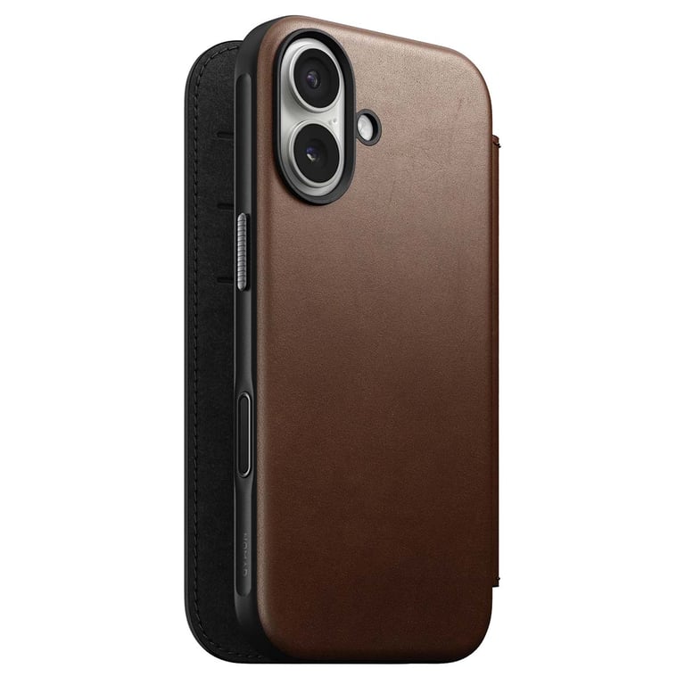 Nomad Funda Cartera para iPhone 17 MagSafe en Cuir Serie Modern Marrón - Nuevo