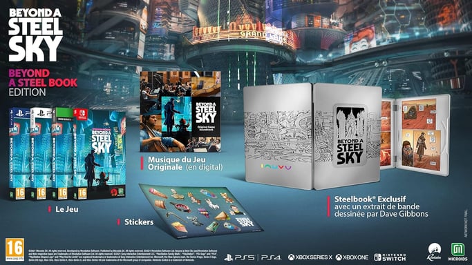 Beyond a Steel Sky - Beyond a Steelbook Edition Switch Gioco Gratis Download
