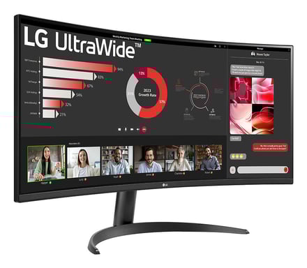 LG 34WR50QK-B Monitor PC Quad HD a schermo piatto ampio 86,4 cm (34'') Nero