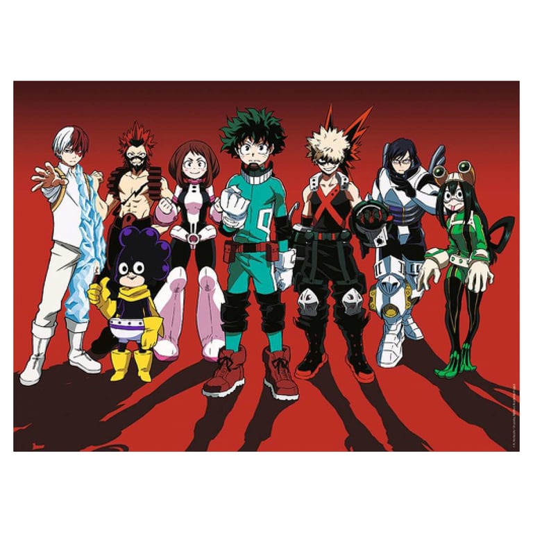 Puzzle Ravensburger 500 pièces - My Hero Academia : Izuku Midoriya en action - Neuf