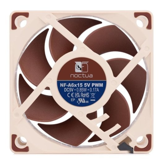 Ventilateur supplémentaire Noctua NF A6X15 5V PWM 60cm - vue 3