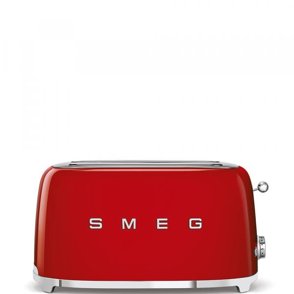 Grille-pain Smeg TSF02RDEU 6-4 tranches 1500W Rouge - Neuf