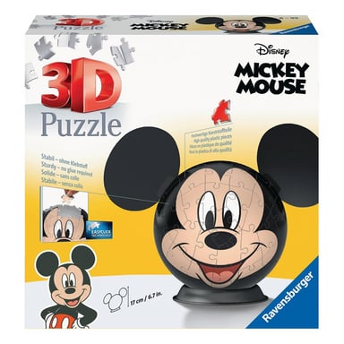 Puzzle 3D de Mickey Mouse - 72 piezas de colores para niños