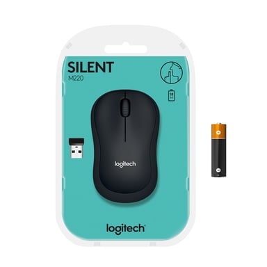 Logitech M220 Silent - Noir