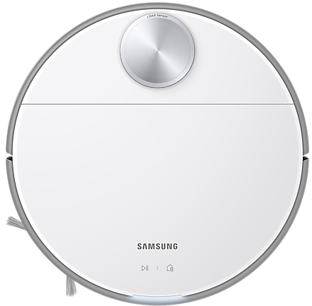 Samsung VR8500T robot aspirateur 0,3 L Sans sac Blanc