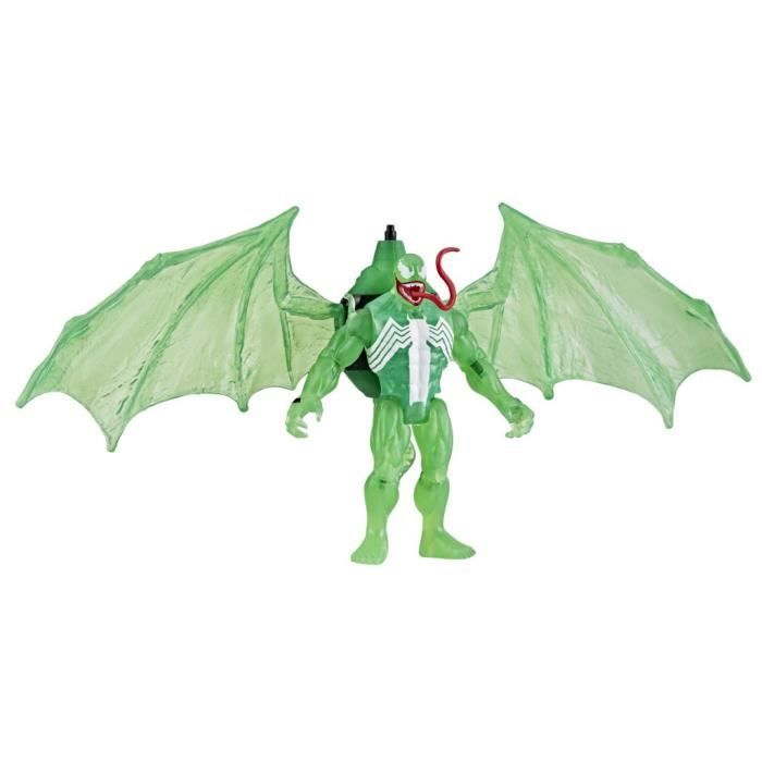 Figurine Green Symbiote Hydro-Ailes, figurine de 10 cm avec véhicule, jouets de super-héros pour enfants a partir de 4 ans - Neuf
