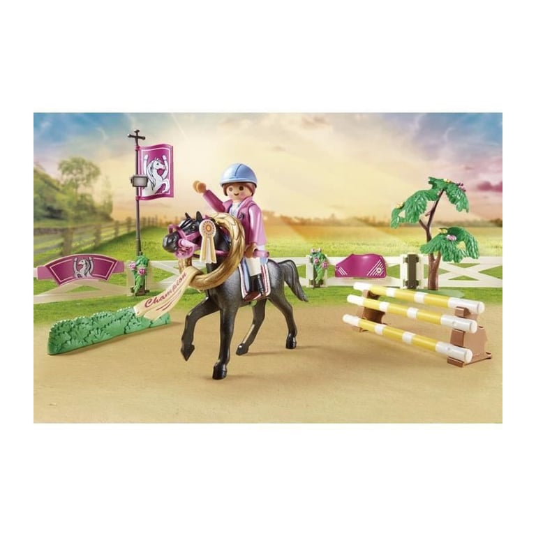 Parcours D'obstacles Pour Chevaux Country 70996 Playmobil La Boîte - vue 2