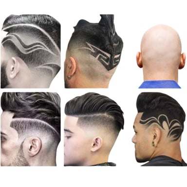 Tondeuse à Cheveux Électrique Rechargeable & Kit de Soin Complet - Style et Précision Gold