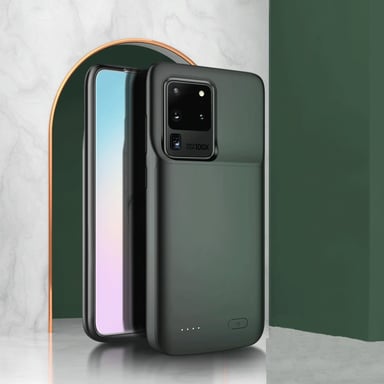 Coque Batterie Chargeur pour ''SAMSUNG Galaxy S20 Ultra'' Power Bank 6000mAh Secours Slim (NOIR)