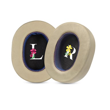 Coussinets de remplacement en cuir d'agneau violet pour casque Sony WH-1000XM5