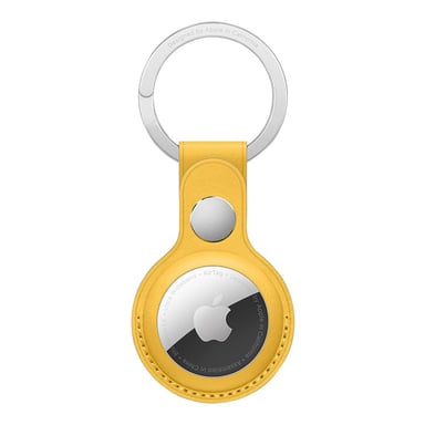 Apple Leather Key Ring pour AirTag - Meyer Lemon