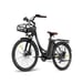 FAFREES F26 Lasting Bicicleta Eléctrica - Motor 250W Batería 36V25Ah 26x1.95 Pulgadas Ruedas Frenos Disco Mecánicos - Negra