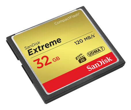 SanDisk 32GB Extreme 32 Go CompactFlash - Neuf