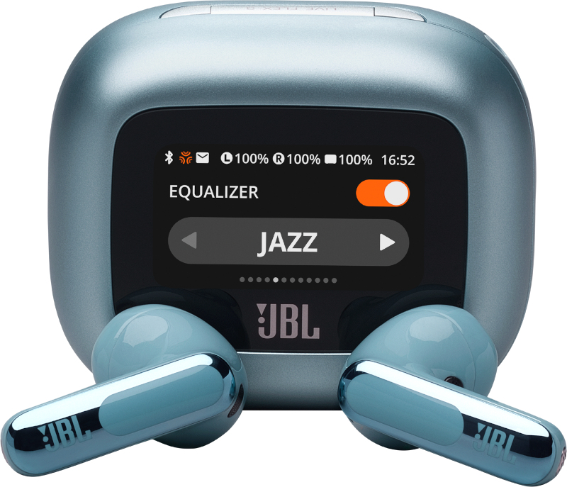 Live Flex 3 avec réduction de bruit - Ecouteurs sans fil Bluetooth JBL, Bleu - Neuf