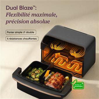 Friteuse sans huile COSORI Air Fryer DualBlaze Twinfry Compact Capacité 86 - vue 5