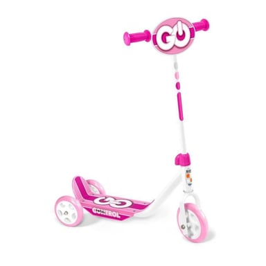 Trottinette 3 roues - STAMP - SKIDS CONTROL - Rose