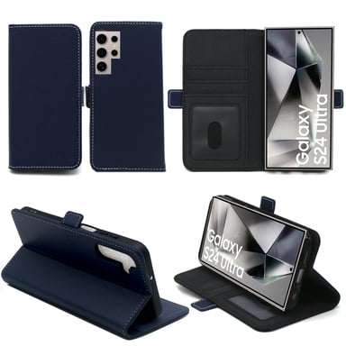 Samsung Galaxy S24 Ultra 5G Etui / Housse pochette protection bleu