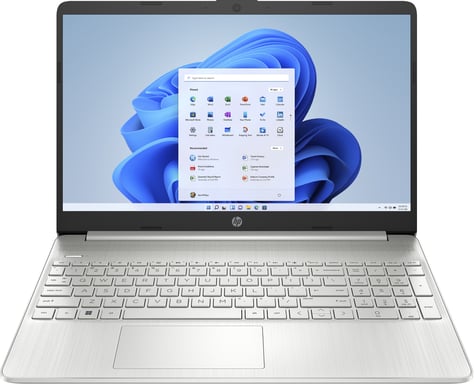 HP 15s-fq5025nf Intel® Core™ i5 i5-1235U Ordinateur portable 39,6 cm (15.6'') Full HD 16 Go DDR4-SDRAM 512 Go SSD Wi-Fi 6 (802.11ax) Windows 11 Home Argent