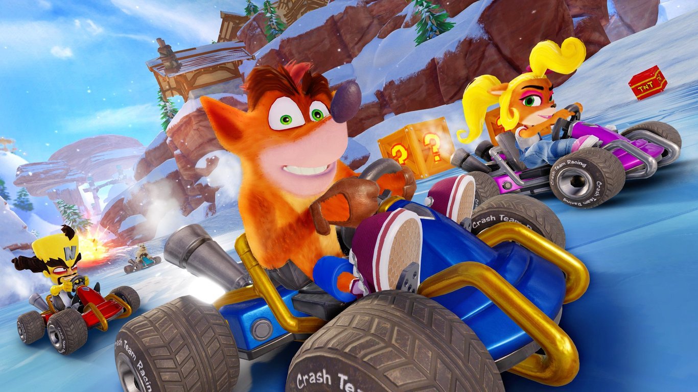 Crash Team Racing Nitro Fueled Nitros Oxide Edition Xbox One Deluxe Italien - vue 5