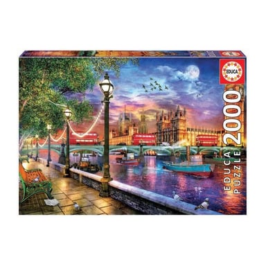 EDUCA - Puzzle - 2000 Londres au coucher du soleil