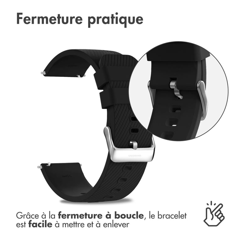 imoshion Pr2186 - Connexion universelle 22 mm - Noir - Neuf