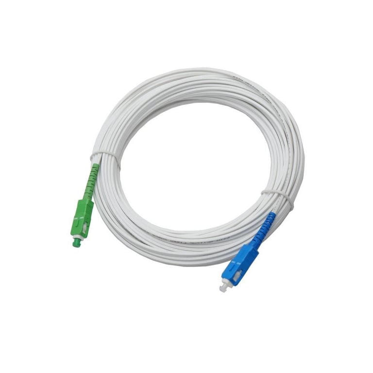 Lineaire Câble fibre optique FB125J Freebox 20 m Simplex Monomode SC-APC vers SC-UPC