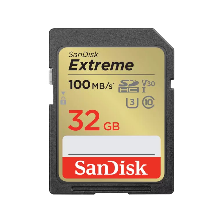 SanDisk Extreme 32 Go SDXC UHS-I Classe 10 - Neuf