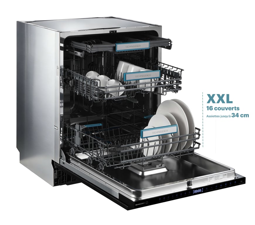Schneider SCLVI1542GB Lave vaisselle tout intégrable 16 couverts Neuf - vue 3