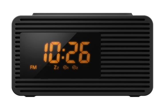 RC -800eg Black - Radio dell'orologio